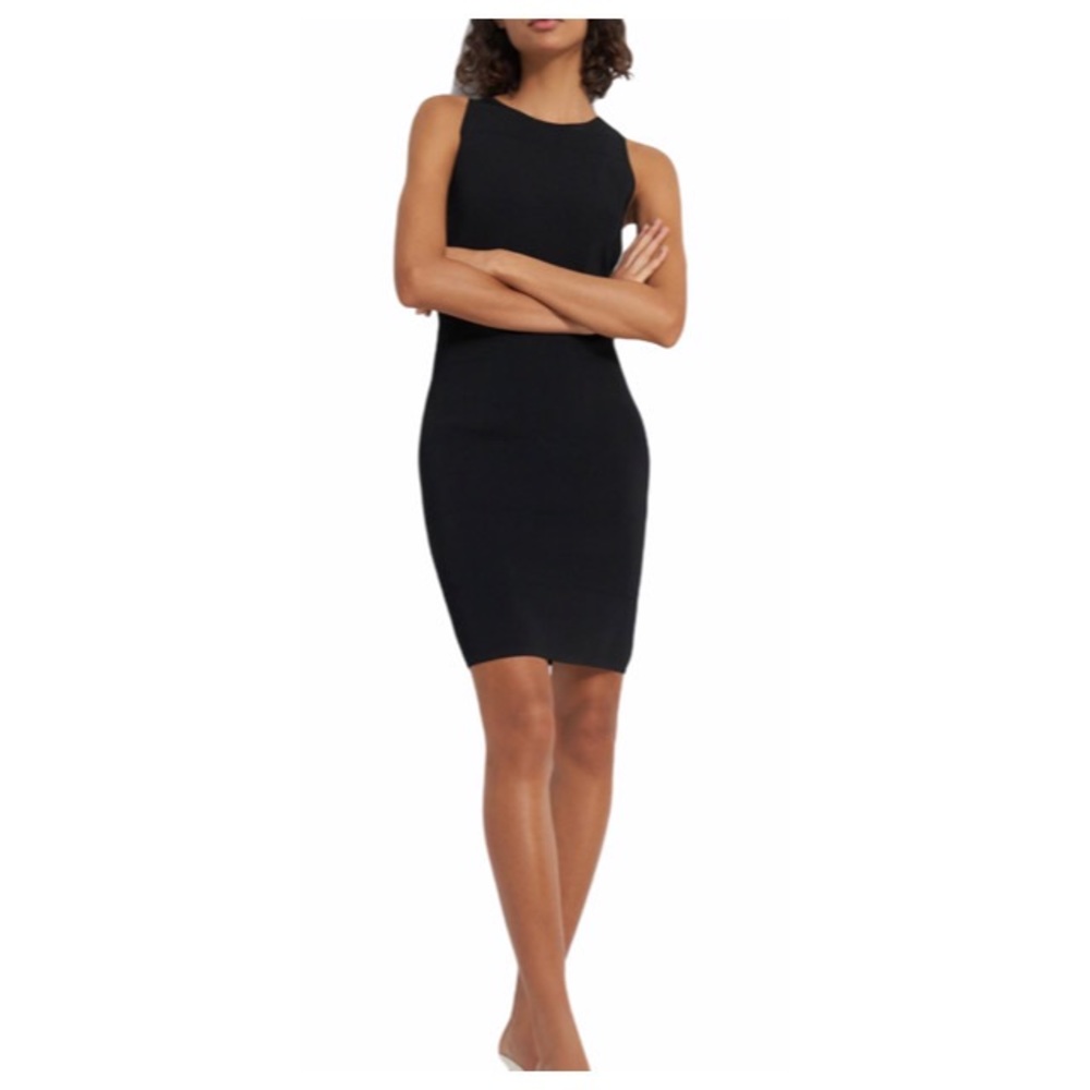 RABBIT Designs Dress black Dress sheath sleeveless Basic Black Dress Size 12P